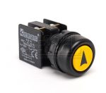 EMAS KB14RSO PULSADOR PULSADOR CON FLECHA FONDO AMARILLO - MODULAR