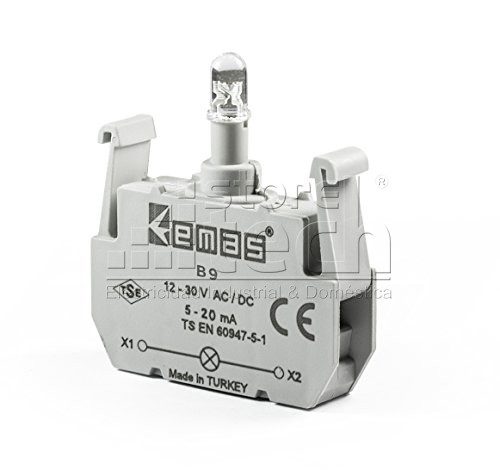 41RyIwvbLkL.jpg B9 EMAS LED VERDE 12-30 VAC/DC - Imagen 1
