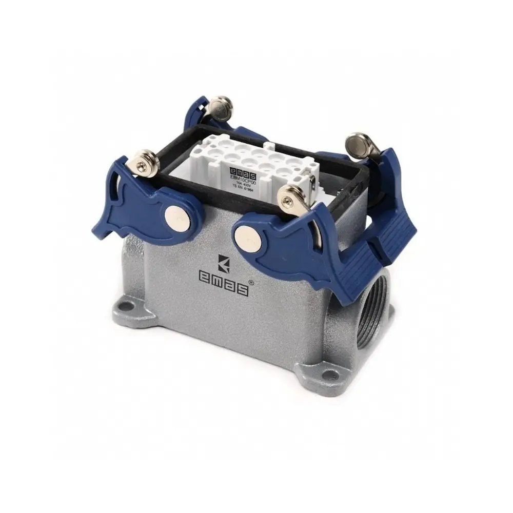584849843_ EBM10PD14 EMAS CONECTOR INDUSTRIAL DE 10 PINES HEMBRA VISIBLE - Imagen 1