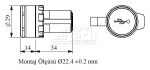 BUSB30 EMAS CONECTOR HEMBRA DE USB - Imagen 2