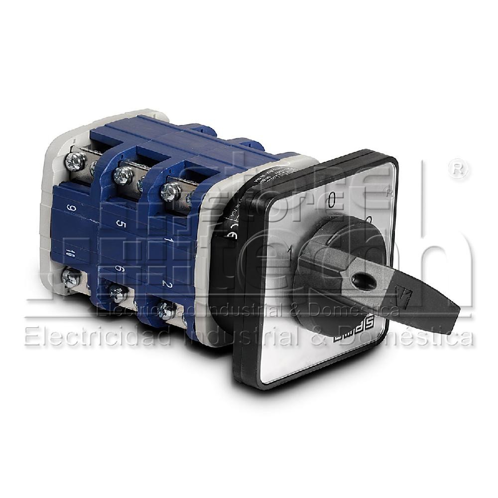 EMAS-PSA080KD334S.jpg PSA080KD334S - EMAS - INTERRUPTOR DE LEVAS 3X80A 3 POSICIONES 0 1 2 - Imagen 1