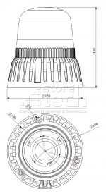 EMAS IT120R024Z CIRCULINA ROJO CON SONIDO 12-24VAC/DC - Imagen 2