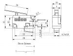 MK1KIM2 - EMAS MICRO SWHITCH PALANCA MEDIANA PLANA - Imagen 2