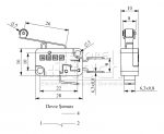 MK1MIM2 - EMAS MICRO SWHITCH PALANCA LARGA Y RODILLO METALICO - Imagen 2