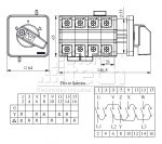 PSA063MS335S - EMAS INTERRUPTOR ESTRELLA TRIANGULO 63 AMP - Imagen 2